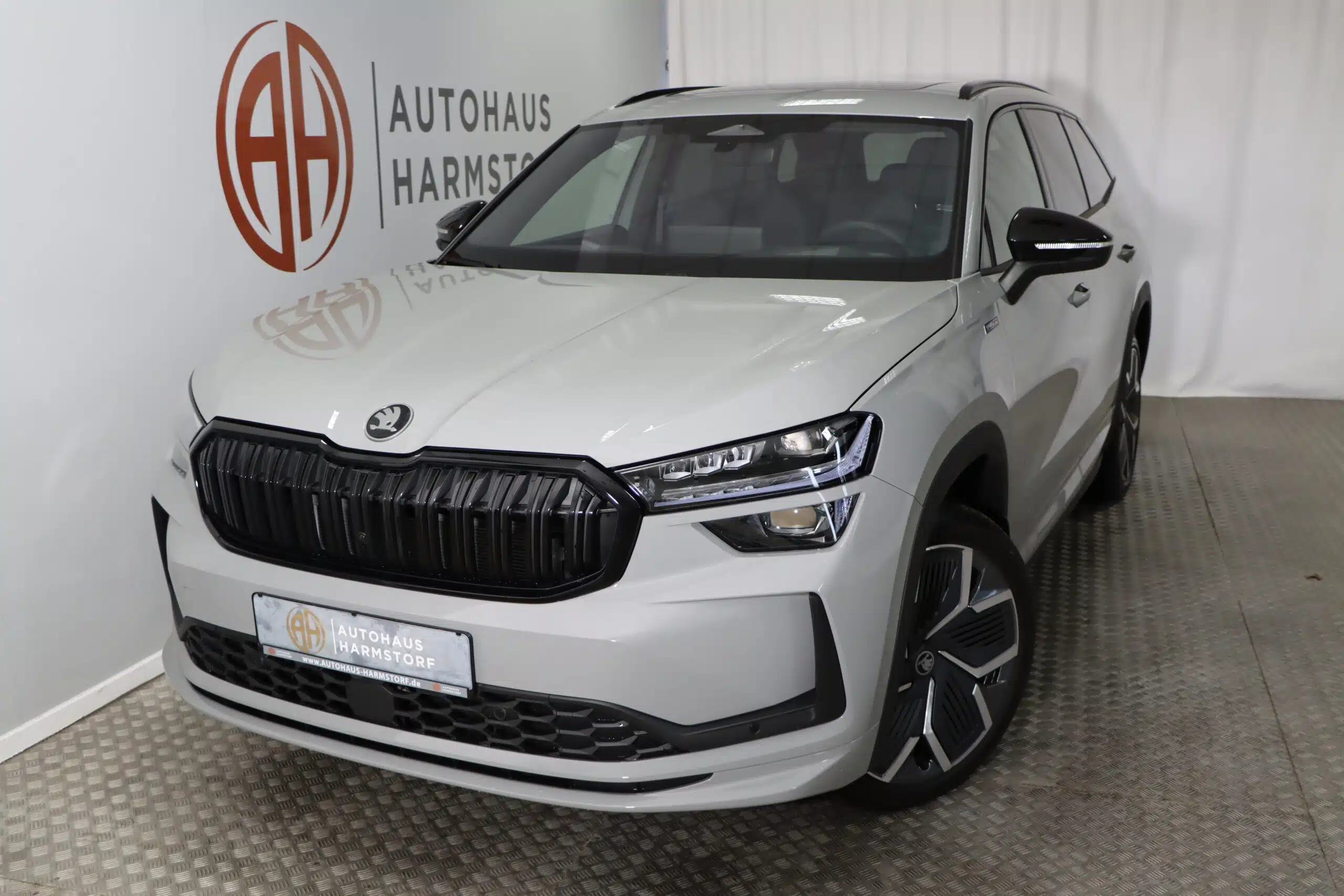 Skoda Kodiaq 2.0 TDI 142 kW 4x4 Sportline AHK Pano - Steel-Grau