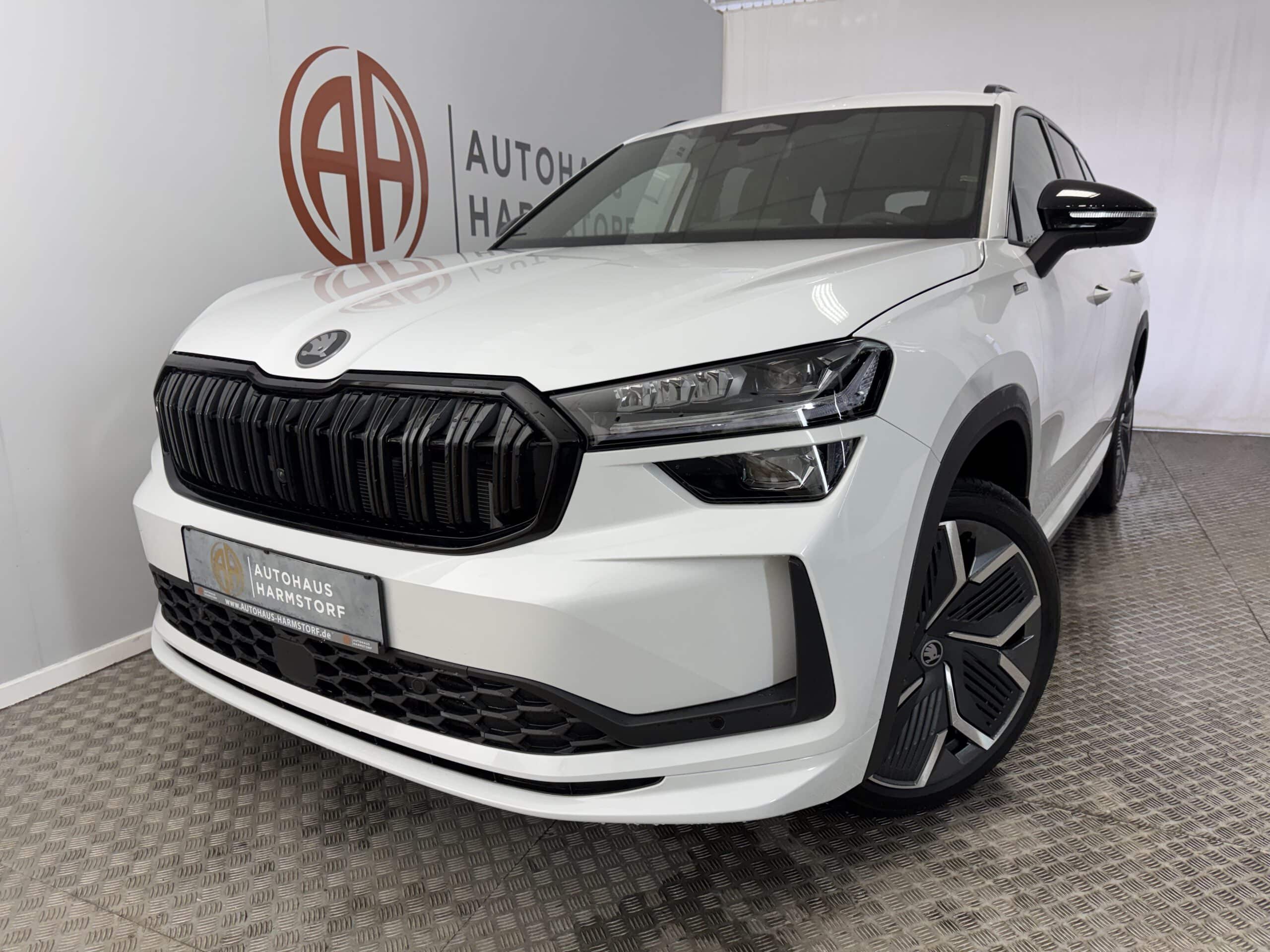 59 Skoda Kodiaq 2.0 TDI 4x4 Sportline Pano AHK 7-Sitze - Moonweiß