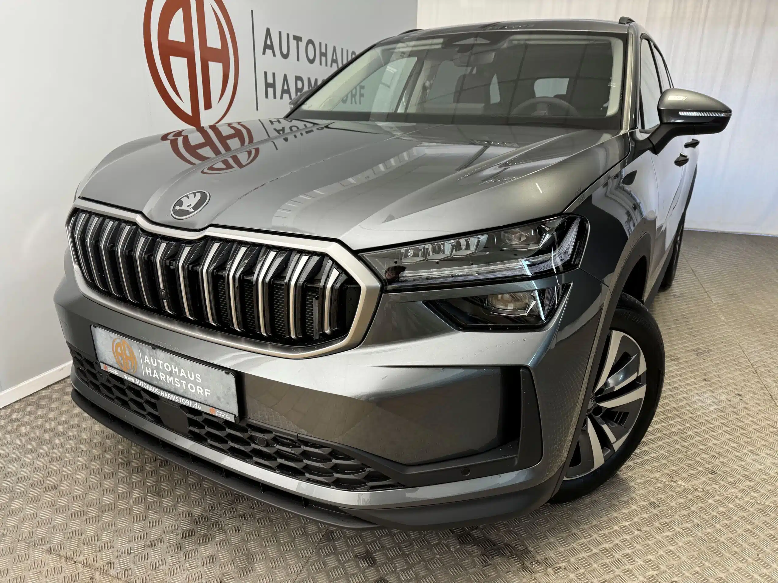 180 Skoda Kodiaq 1.5 TSI 3 180 Skoda Kodiaq 1.5 TSI 110 KW Matrix AHK Panodach Navi - Graphite-Grau Metallic