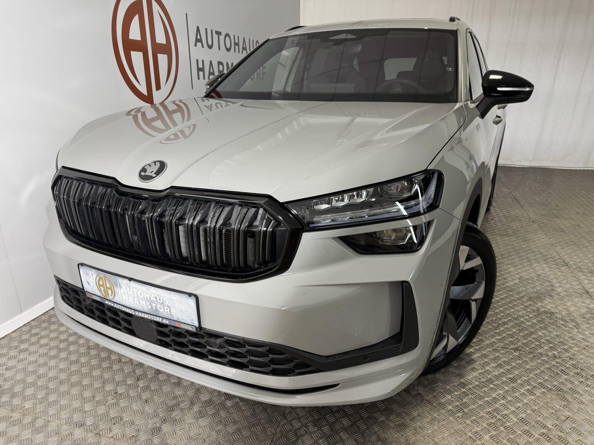 Nr. 219 Skoda Kodiaq 1.5 TSI Sportline AHK Pano Matrix 7-Sitze - Steel Grau