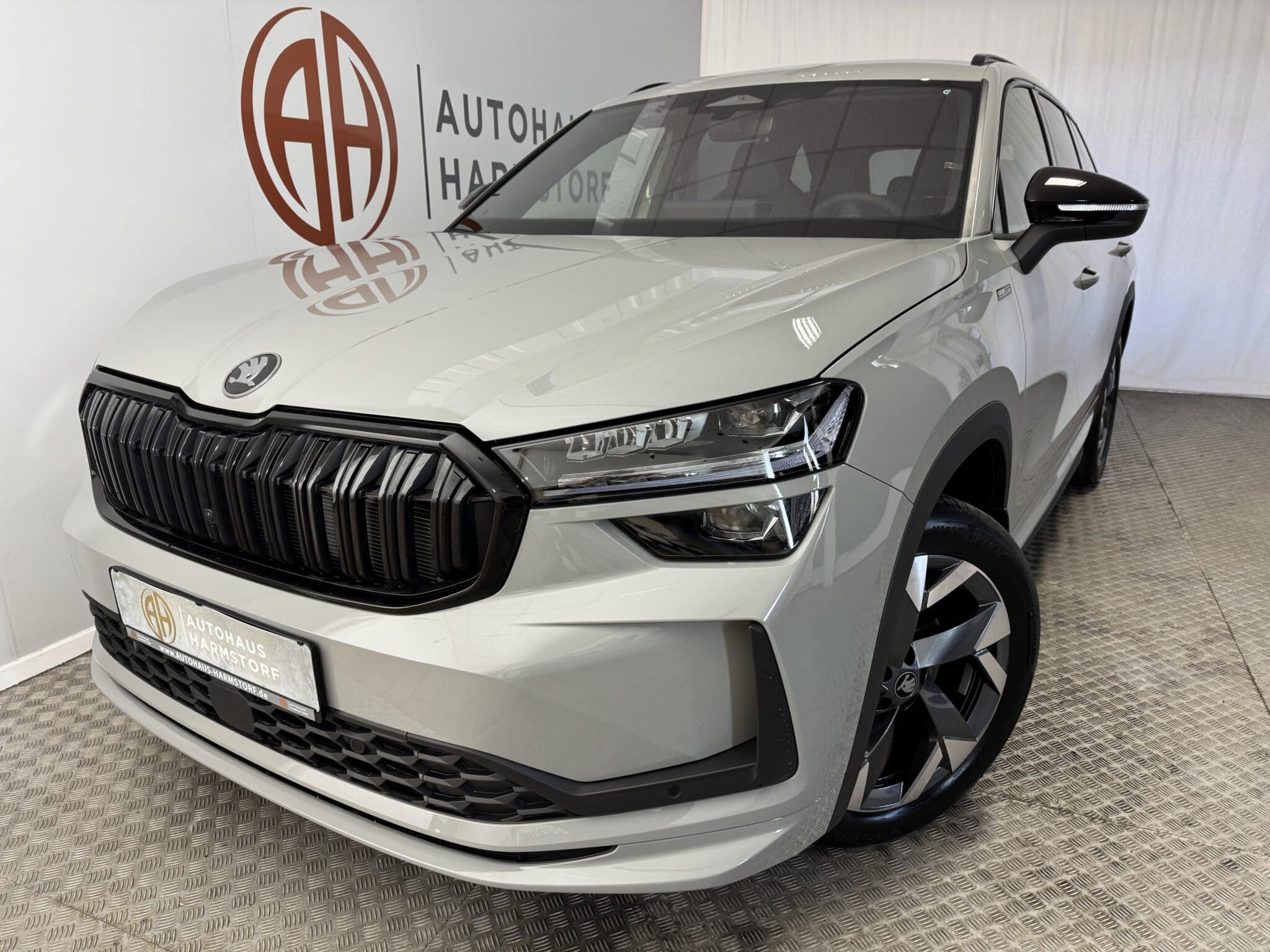 Nr. 105 Skoda Kodiaq 2.0 TDI 4x4 Sportline Matrix AHK - Steel-Grau